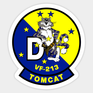 F-14 Tomcat - VF-213 Tomcat D - Clean Style Sticker